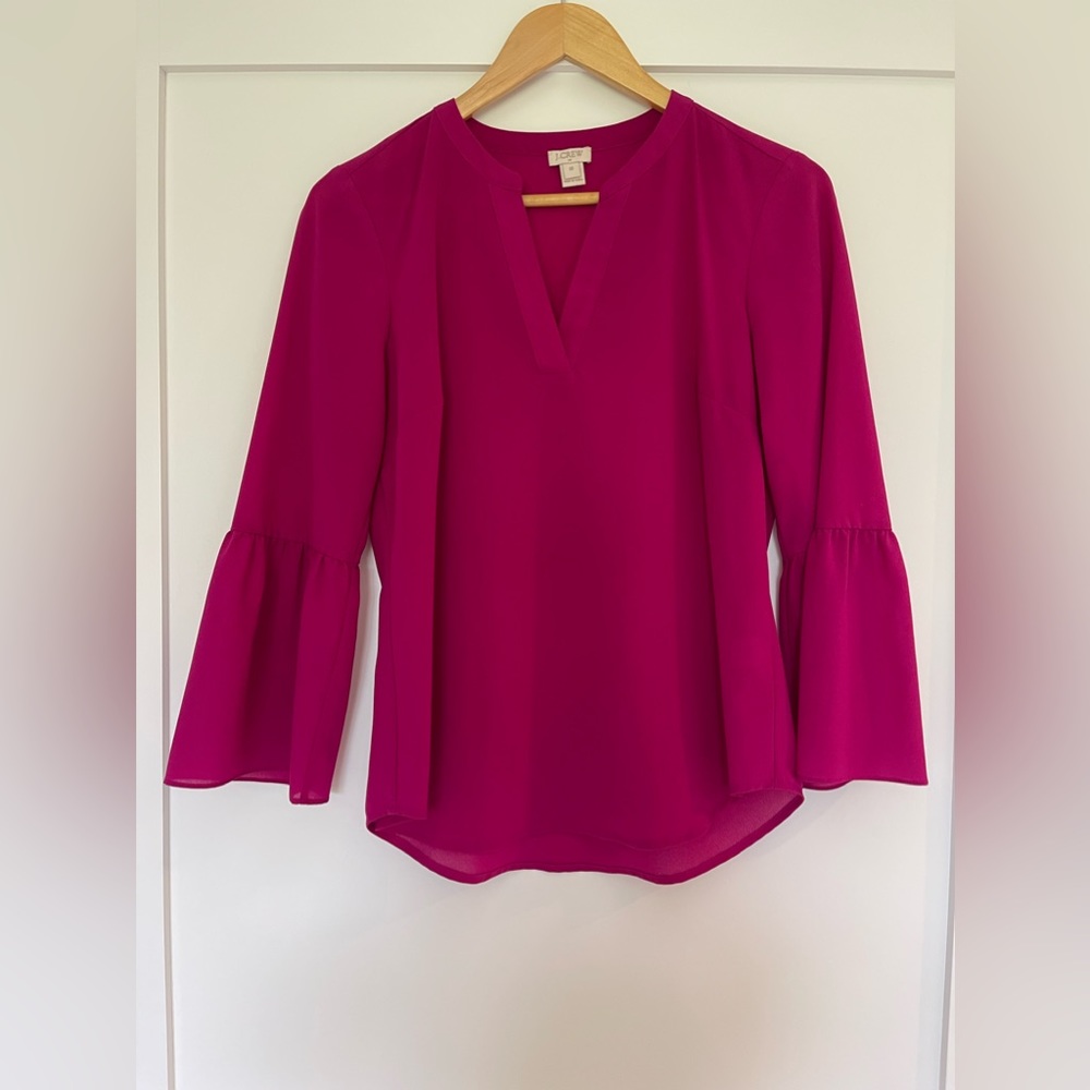 J. Crew bell sleeve blouse